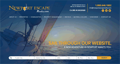 Desktop Screenshot of newportescaperealty.com